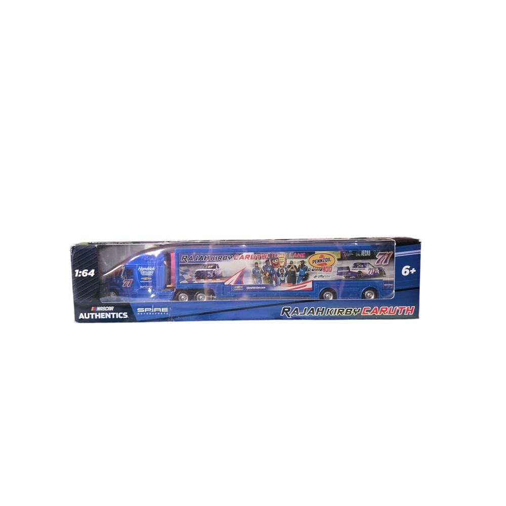 NASCAR Authentics 1:64 Rajah Caruth #71 Hendrick Cars.com 1st Win Hauler
